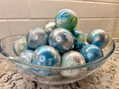 Marbled Ornaments
