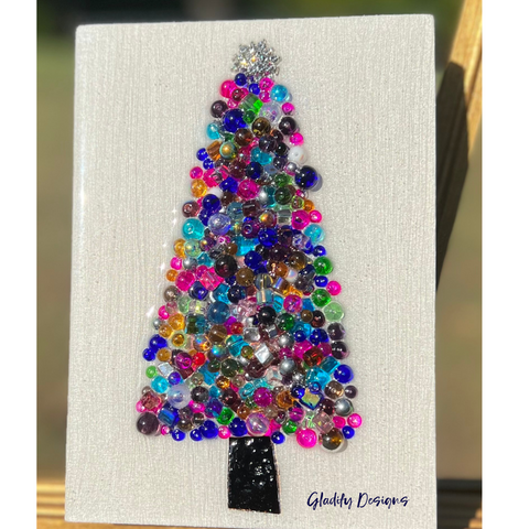 Beaded Christmas Tree (Multicolor)