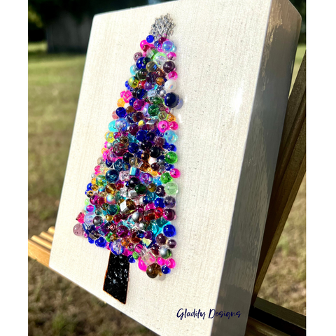 Beaded Christmas Tree (Multicolor)